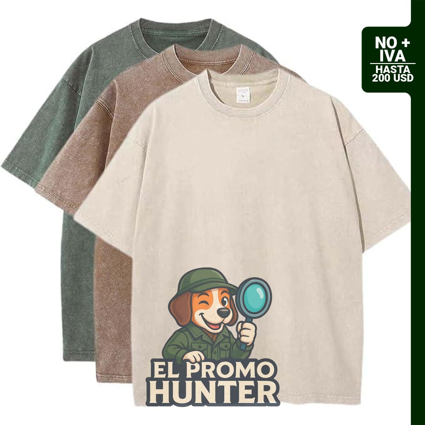Conjunto de 3 camisetas de verano de algodón para hombre, holgadas y de manga corta.