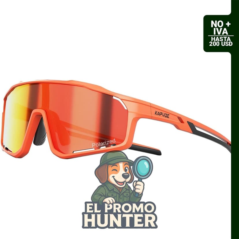 Gafas de béisbol KAPVOE K9033 para niños, lentes de sol deportivas polarizadas, para edades de 3 a 14 años.