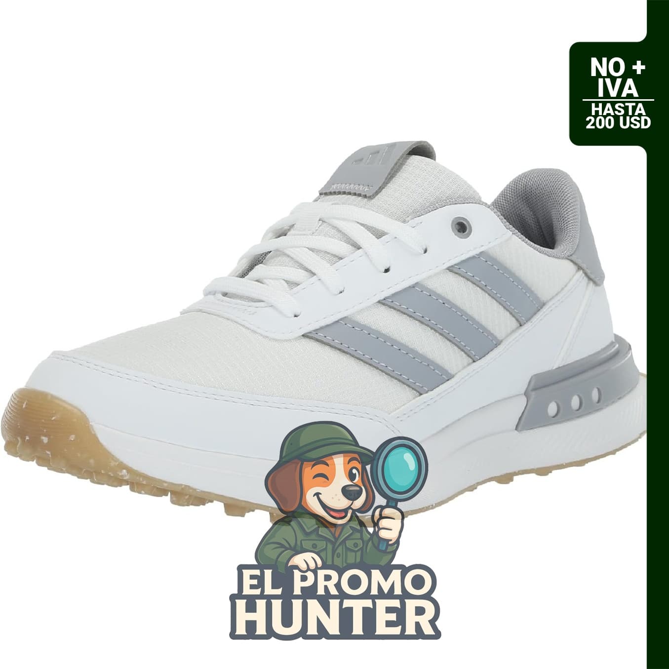 Zapatos sin picos adidas S2g para niños, diseño ligero y cómodo.