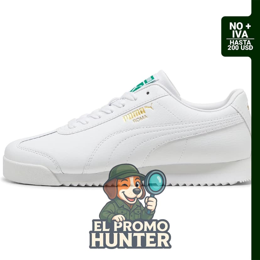 Zapatillas PUMA Roma para hombre, diseño clásico y material sintético.