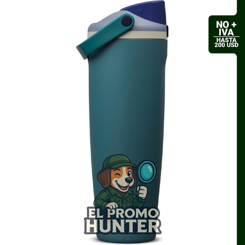 Owala FreeSip Sway, botella de agua de acero inoxidable de 1,18 L con boquilla 2 en 1.