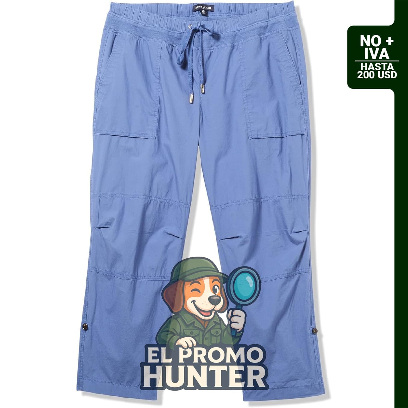 Pantalón utilitario Nautica Caspian de algodón para mujer.