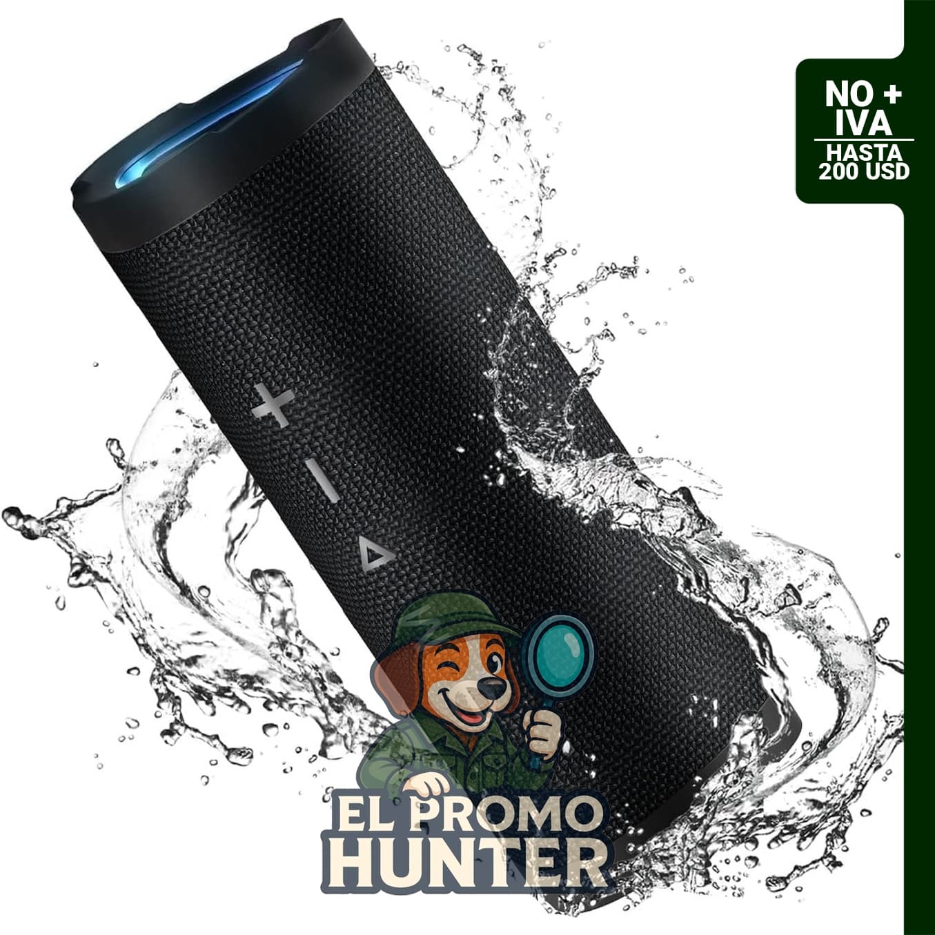 Altavoz Bluetooth Vanzon V40, portátil e inalámbrico, con impermeabilidad IPX7 y sonido estéreo de 24W.