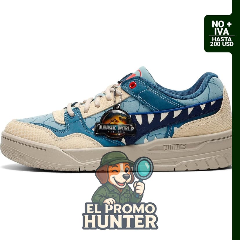 Zapatillas PUMA X Jurassic World Rebound Retro para hombre, color azul, talla 8.5.