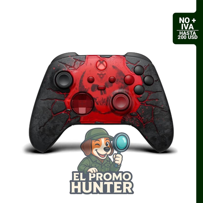 Control Inalámbrico Xbox – Edición Limitada Gears of War: E-Day, compatible con Xbox Series X|S, One, PCs, TVs y móviles.