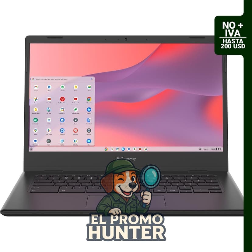 Acer Gateway Chromebook 314 CBO314-1H-C476, portátil con pantalla Full HD de 14" (1920 x 1080), 4GB RAM y 64GB eMMC.