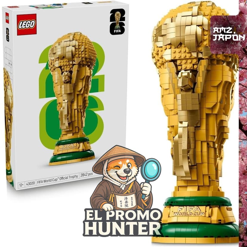 LEGO Edition FIFA World Cup (TM) Official Trophy, set de construcción de 2842 piezas.