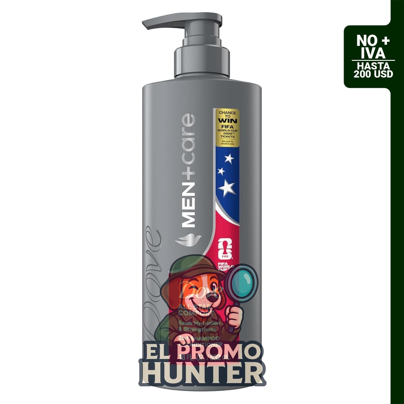 DOVE MEN + CARE Champú y Acondicionador All Star Comfort, 532 ml.