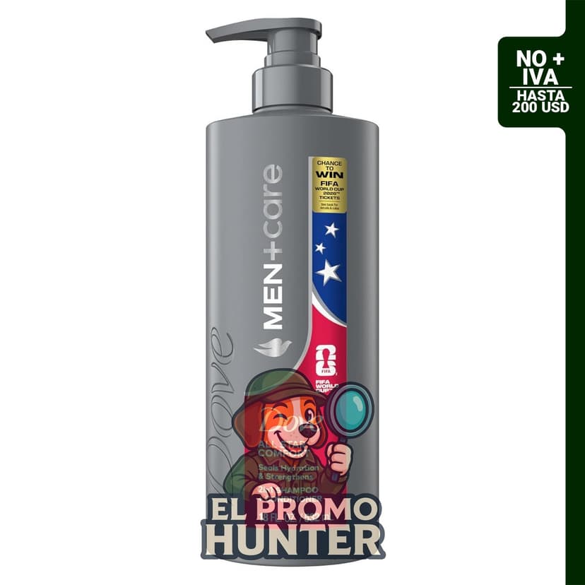 DOVE MEN + CARE Champú y Acondicionador All Star Comfort, 532 ml.