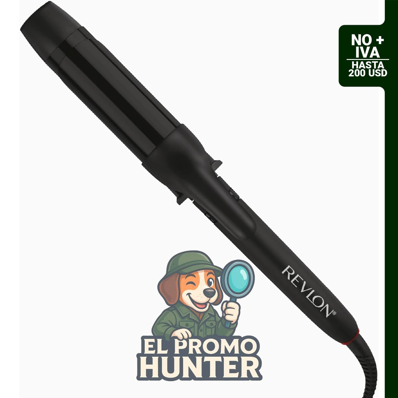 REVLON SmoothStay - Rizador de pelo de cerámica con barril de 1 ½ pulgadas (3.81 cm) para rizos sueltos.