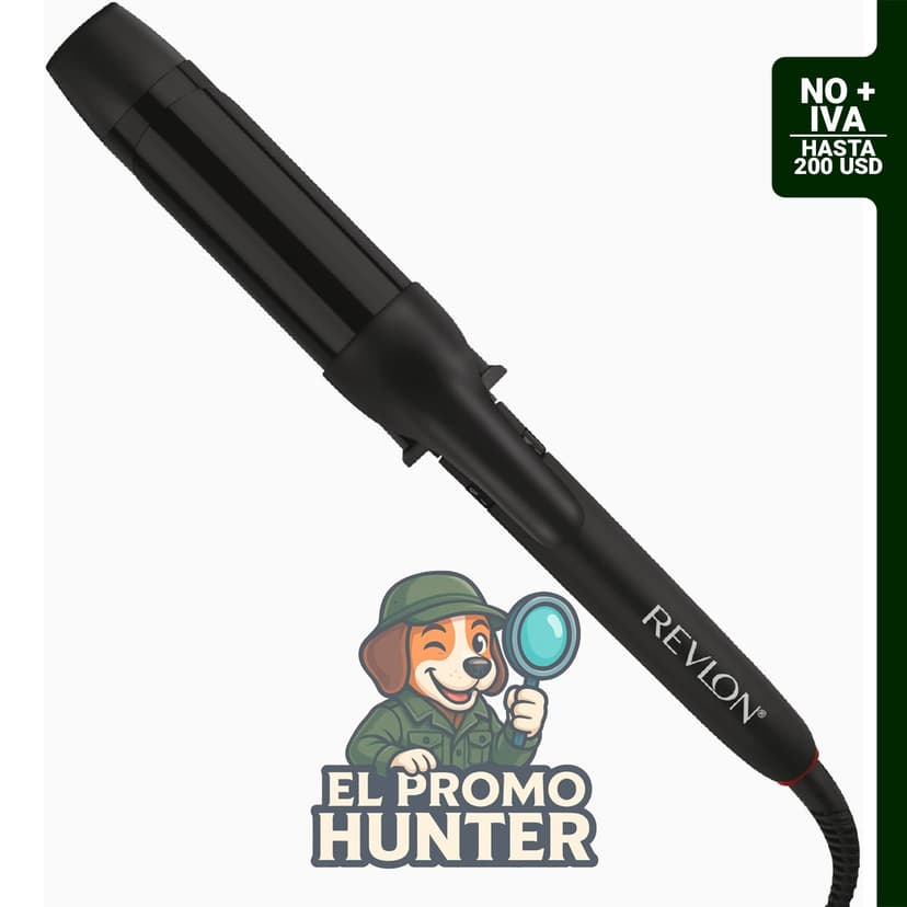 REVLON SmoothStay - Rizador de pelo de cerámica con barril de 1 ½ pulgadas (3.81 cm) para rizos sueltos.