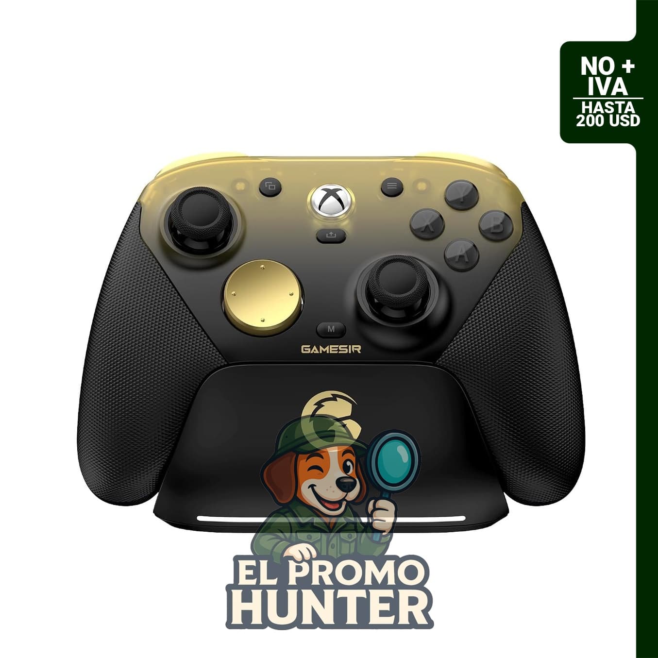 GameSir G7 Pro Tri-Mode Controller, controlador con conexión por cable para Xbox Series X/S y Xbox One, 2.4GHz/Bluetooth para PC/Android, joystick TMR Anti-Drift, placas magnéticas, gatillos lineales Hall.