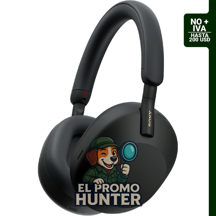Sony WH-1000XM5, auriculares inalámbricos con cancelación de ruido y conexión multipunto.