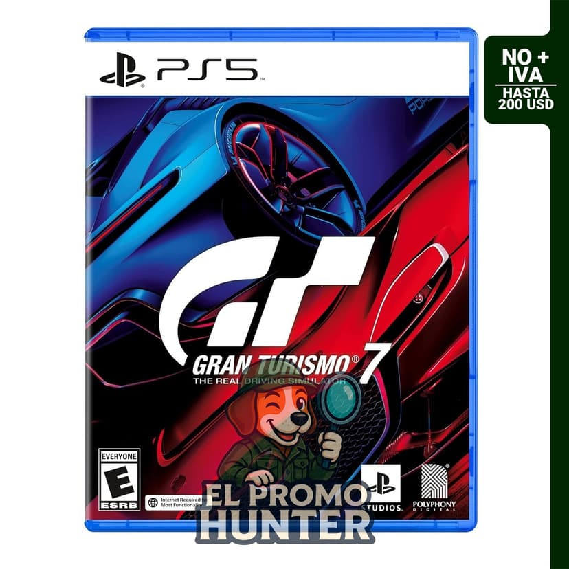 Gran Turismo 7 Standard Edition para PlayStation 5, videojuego de carreras.