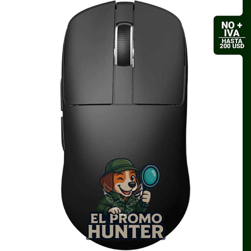 ZaryMax NEO V1 Mouse inalámbrico para juegos, triple modo Bluetooth 5.0 y 2.4G, con retroiluminación RGB.