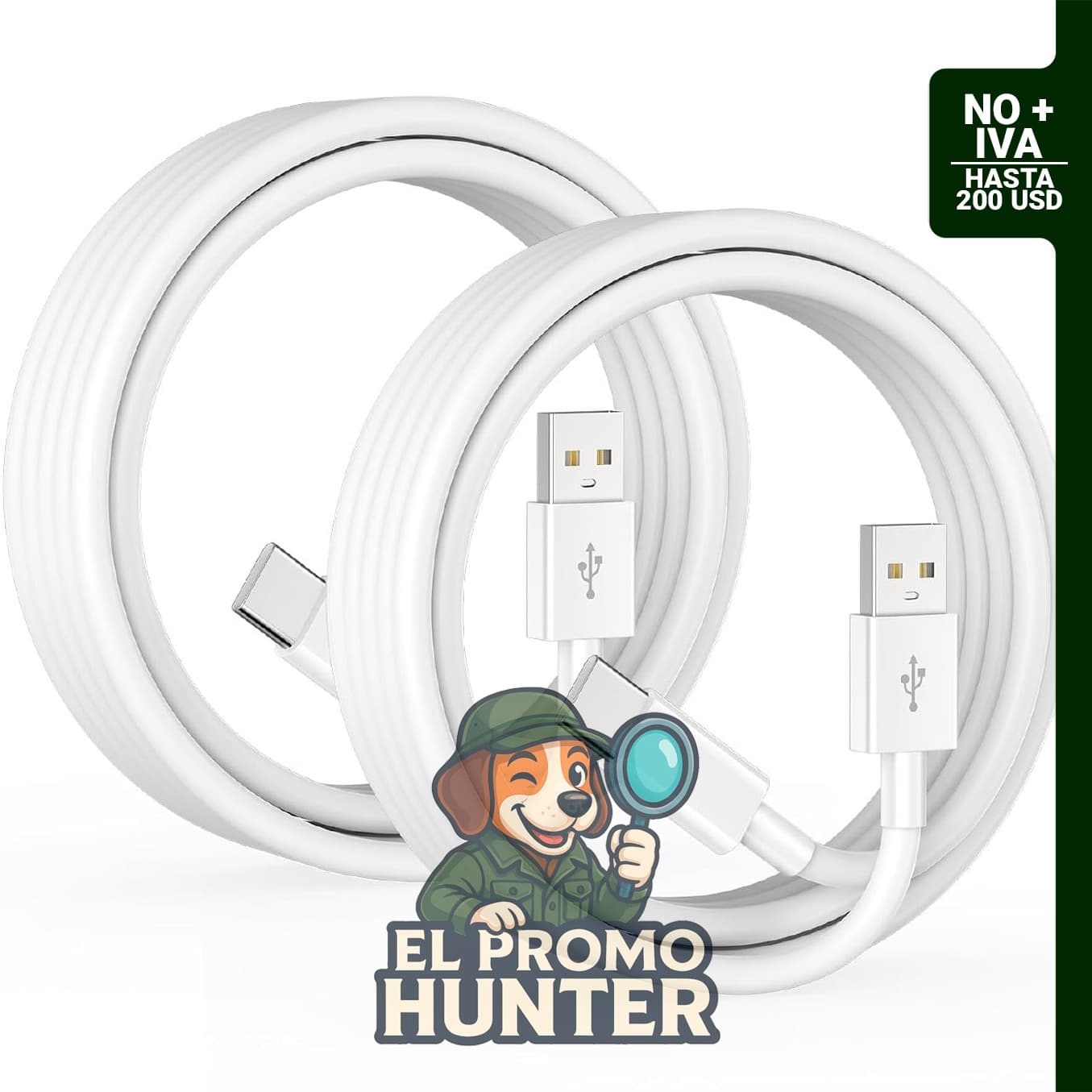 XIAWAO Cable Carplay para automóvil, cable USB a USB C (paquete de 2, 3 pies)