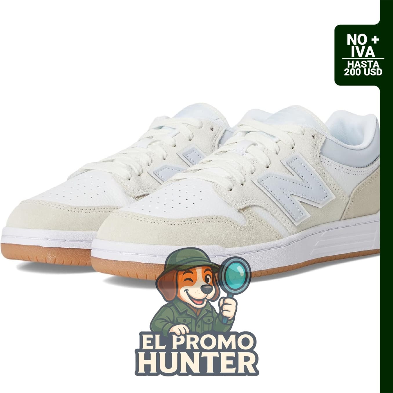 New Balance 480 para hombre, zapato deportivo con diseño clásico.