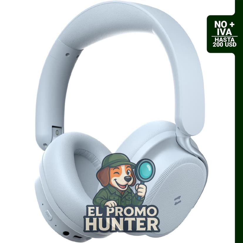 Havit Auriculares inalámbricos Bluetooth con cancelación de ruido, plegables y tiempo de reproducción de 132 horas.