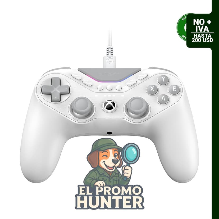 GameSir Tarantula Pro Controlador con Cable para Xbox/PC/Steam, con 1000Hz de tasa de sondeo en PC y 9 botones programables.