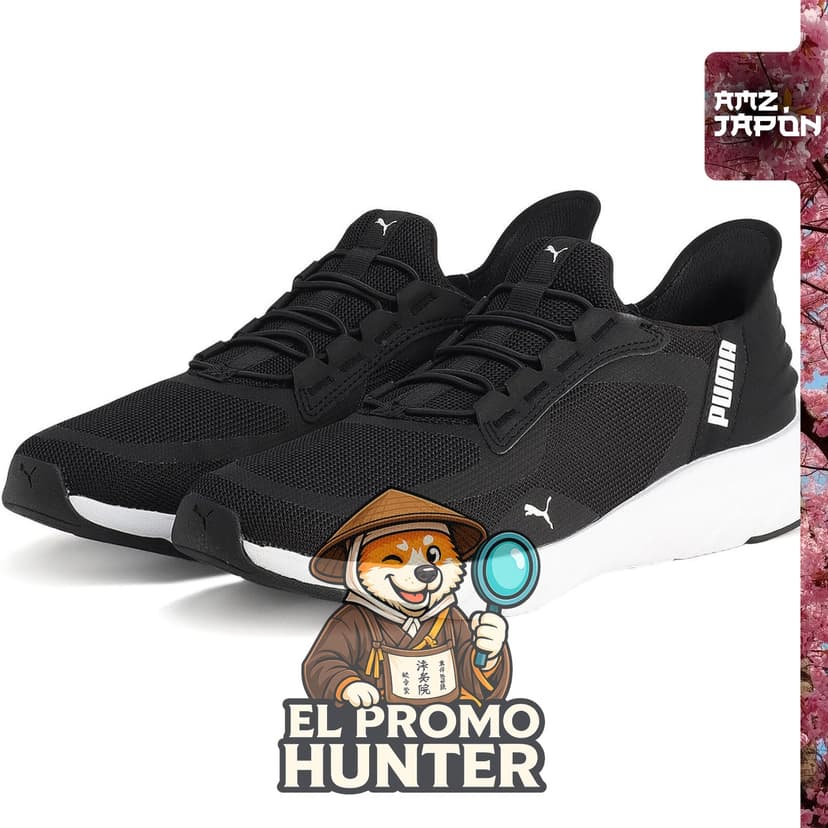 Puma SOFTRIDE Flex Lace Easy In Wide ALT Running Shoes, calzado deportivo para hombre.