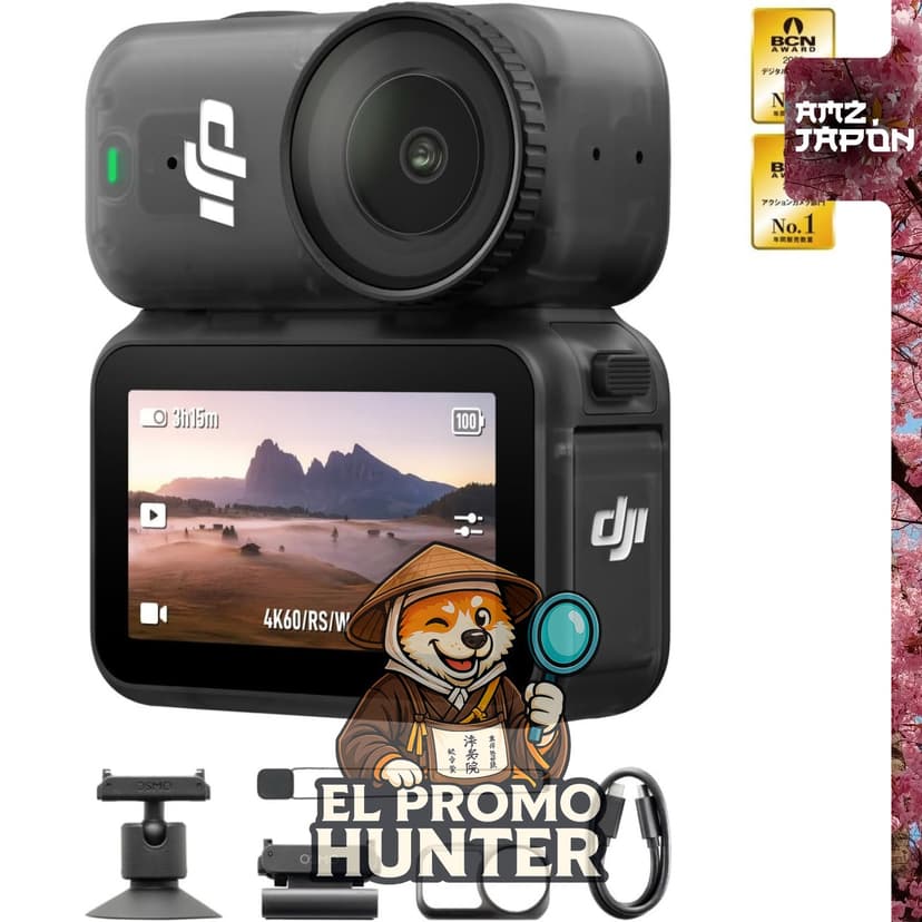 DJI Osmo Nano Standard Combo (128GB) cámara de vlogs portátil 4K con sensor de 1/1.3"