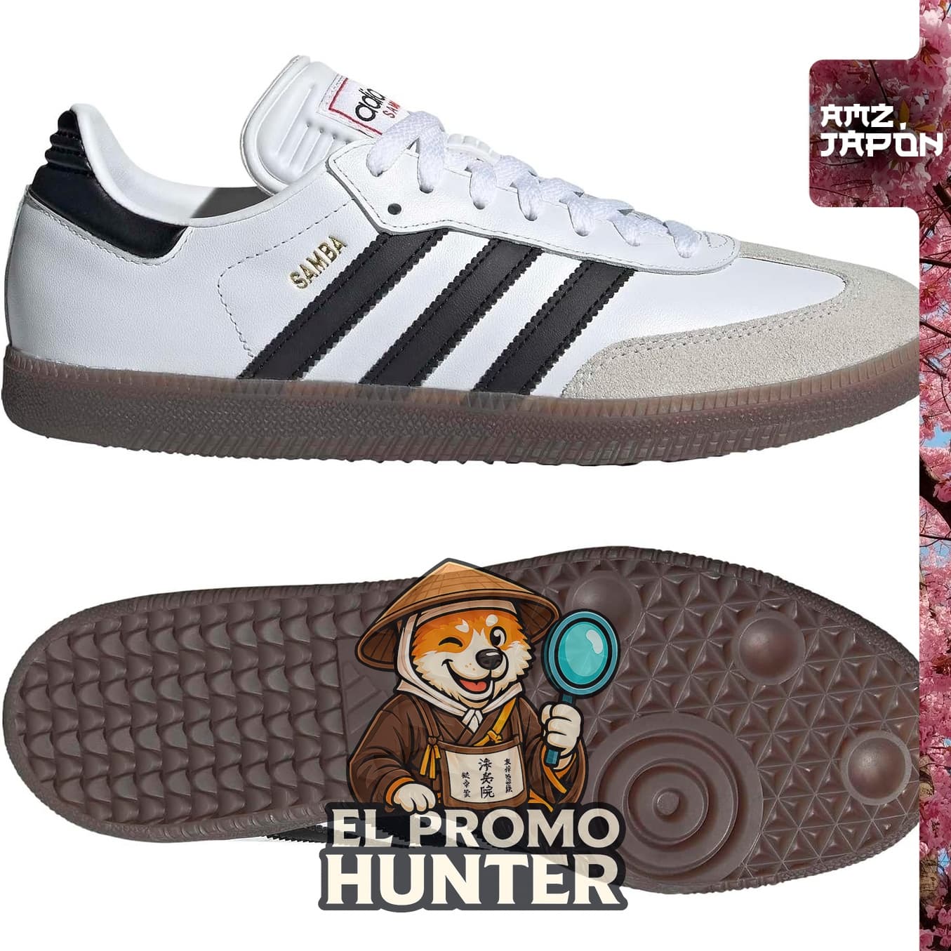 Zapatillas de futsal Adidas Samba NJG41 para adultos.
