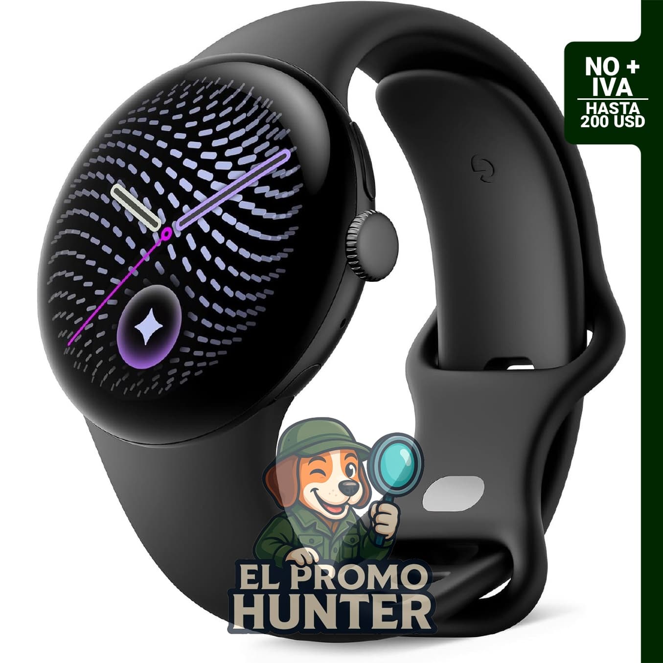 Google Pixel Watch 5, reloj inteligente Android de 41 mm con conectividad Wi-Fi y 64 GB de almacenamiento.