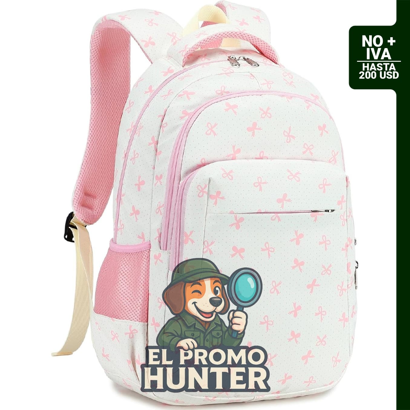 LEDAOU mochila escolar de 17.3" (43.9 cm) con funda para laptop de 15.6" (40 cm), incluye lonchera y estuche para lápices.