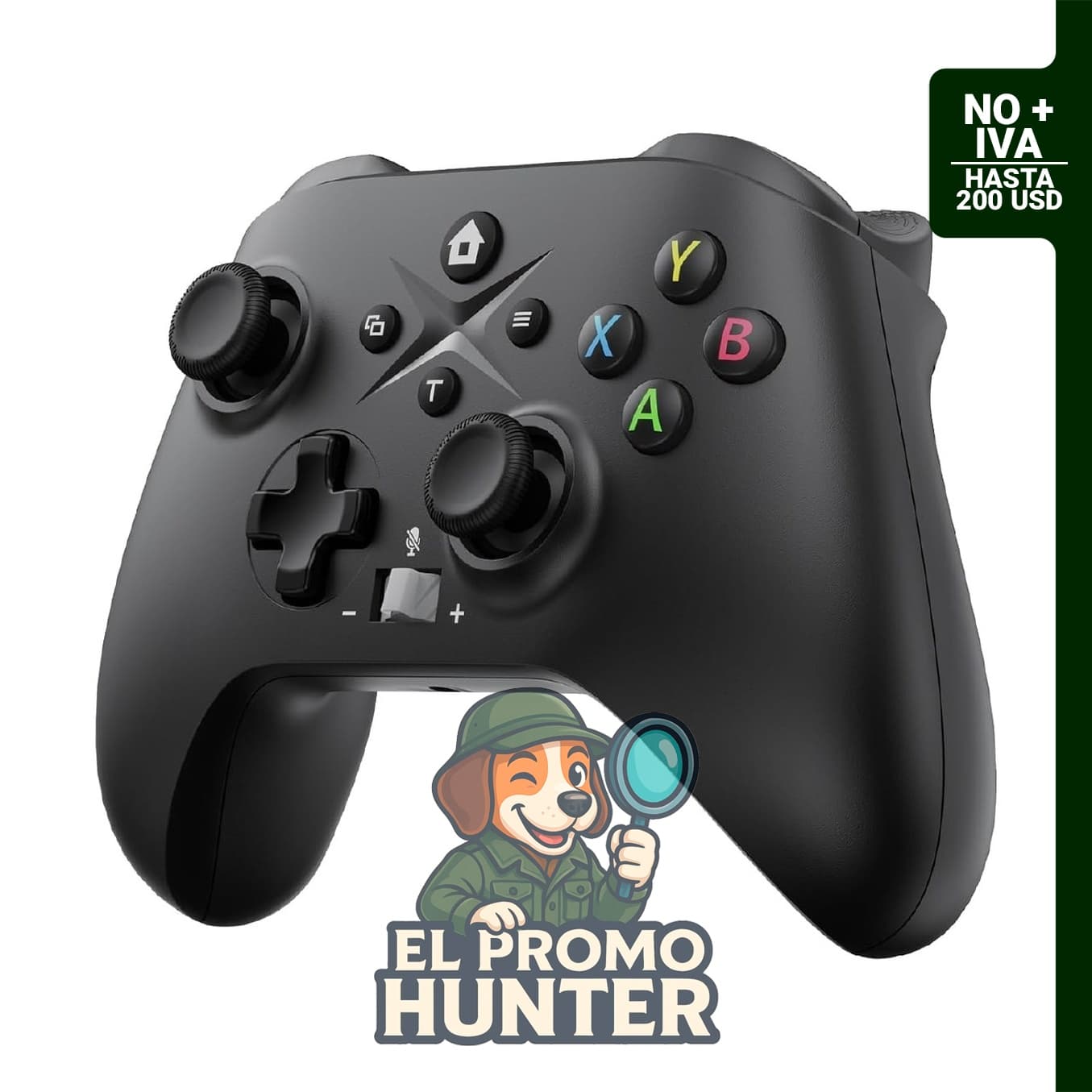 GMVOX Controlador Inalámbrico para X-BOX ONE, con 2 botones traseros y funciones de remapeo, turbo y vibración dual.
