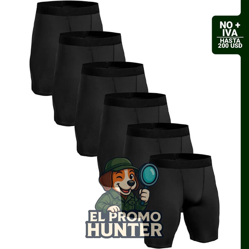HovSiyla Pantalones cortos de compresión para hombre, fabricados en elastano, adecuados para entrenamiento y correr.
