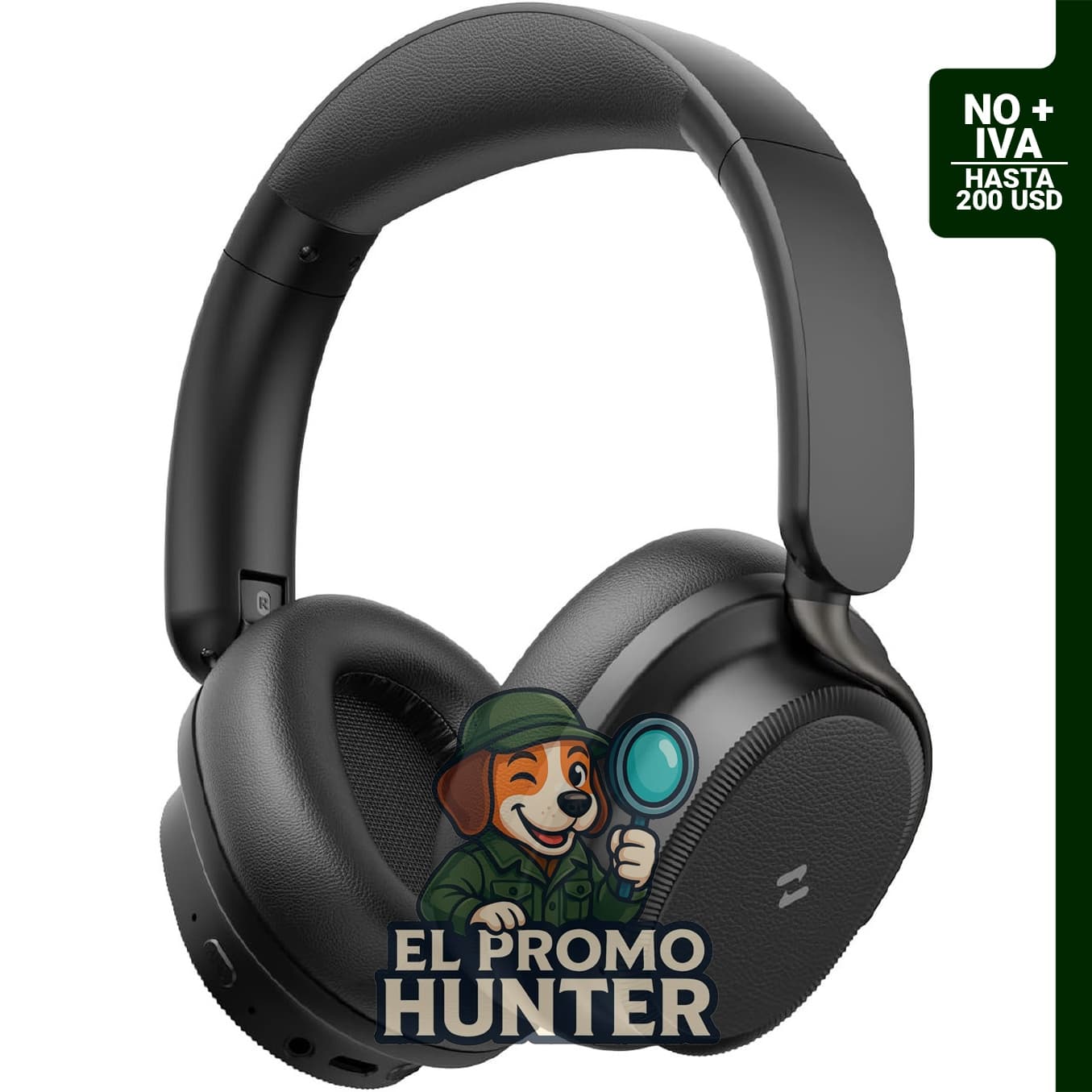 Havit Auriculares Bluetooth inalámbricos con cancelación de ruido, 132 horas de reproducción, diseño plegable.