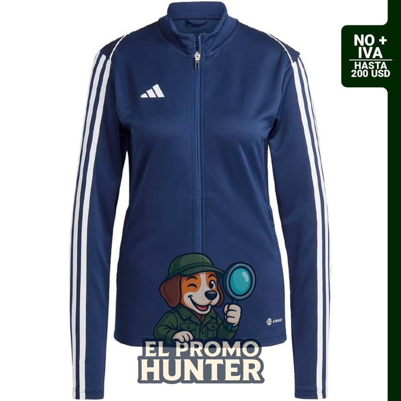 Chaqueta de entrenamiento Tiro23 para mujer de adidas, diseñada para actividades deportivas.