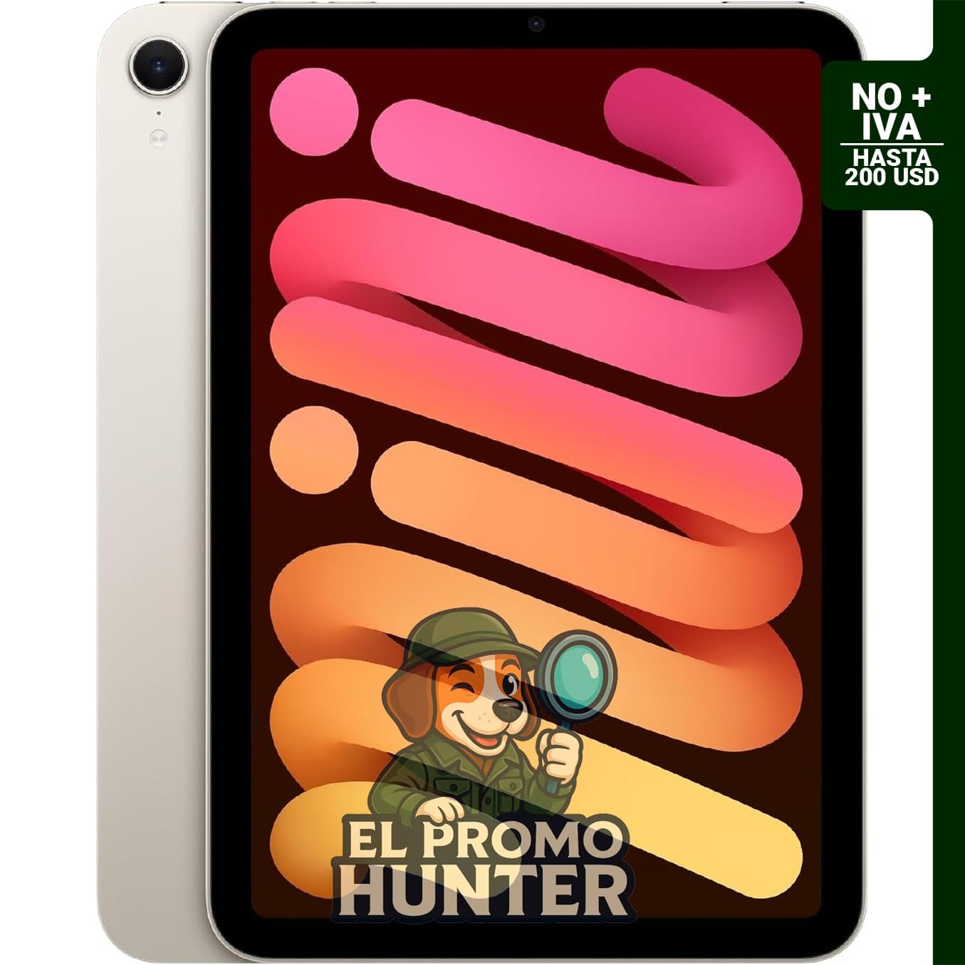 Apple iPad mini A17 Pro de 21,1 cm, 128 GB, WiFi 6E, color Starlight.