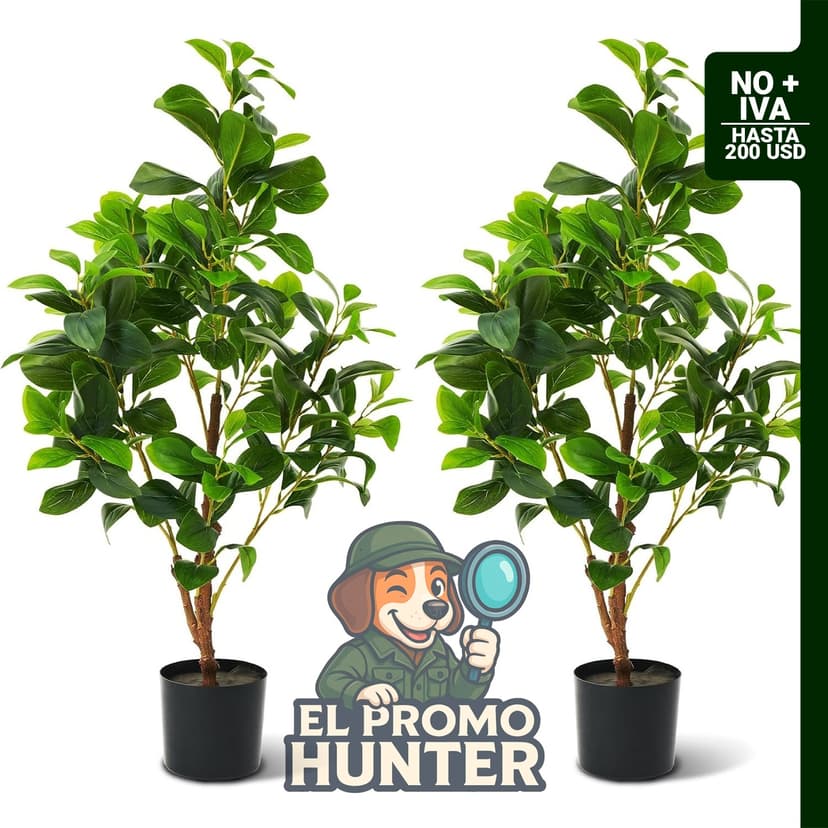 Planta Artificial de Acebo de 80 cm en Maceta, ideal para decoración de interiores.
