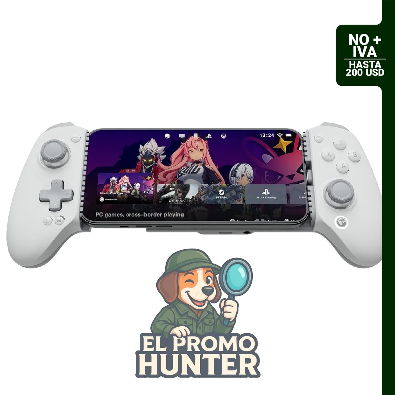 GameSir G8 Plus MFi Controlador para iPhone, controlador USB-C compatible con iPhone 15/16/17, iPad Mini y Android.