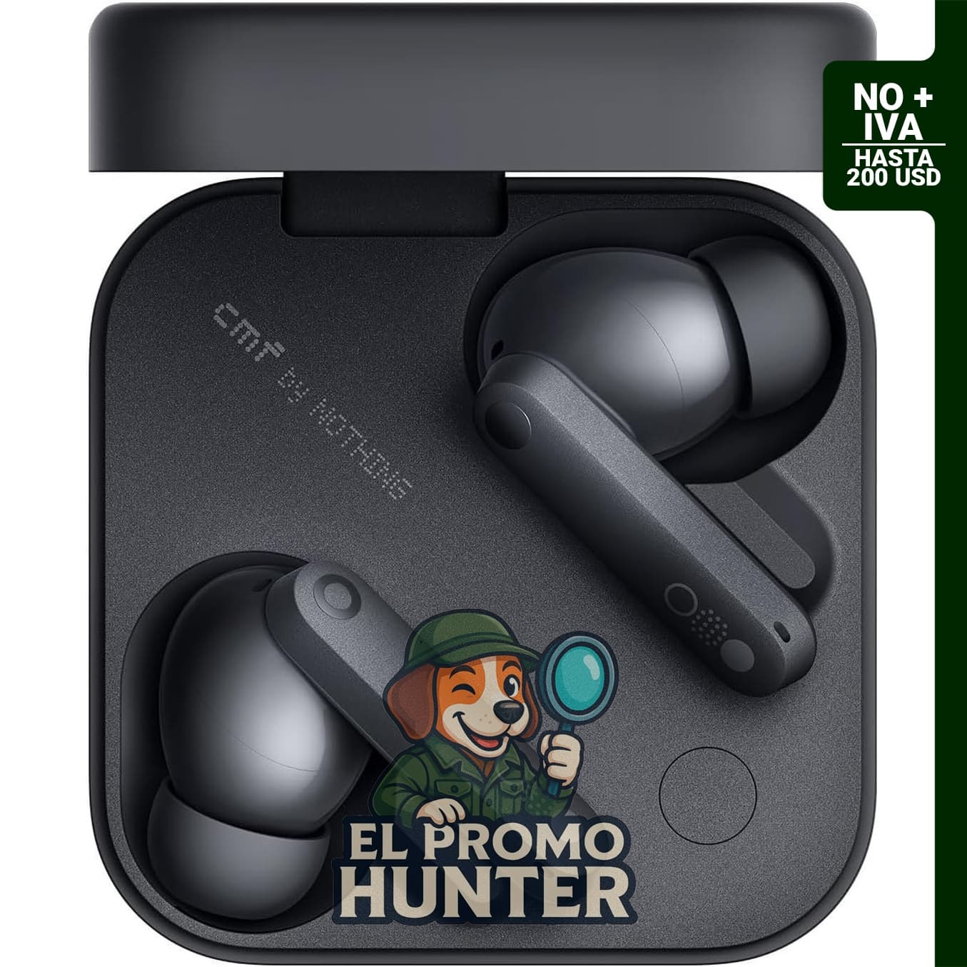 Auriculares CMF Buds Pro 2 inalámbricos con cancelación de ruido híbrida de 50dB y Bluetooth 5.3.