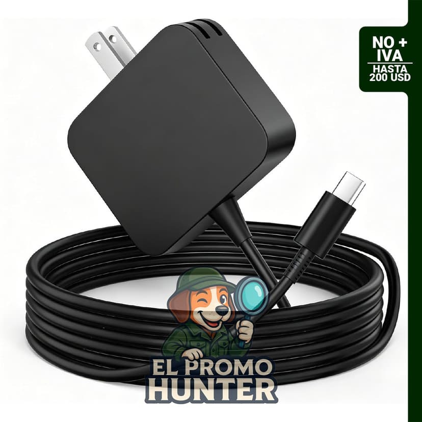 Cargador USB C de 65 W para Microsoft Surface Pro
