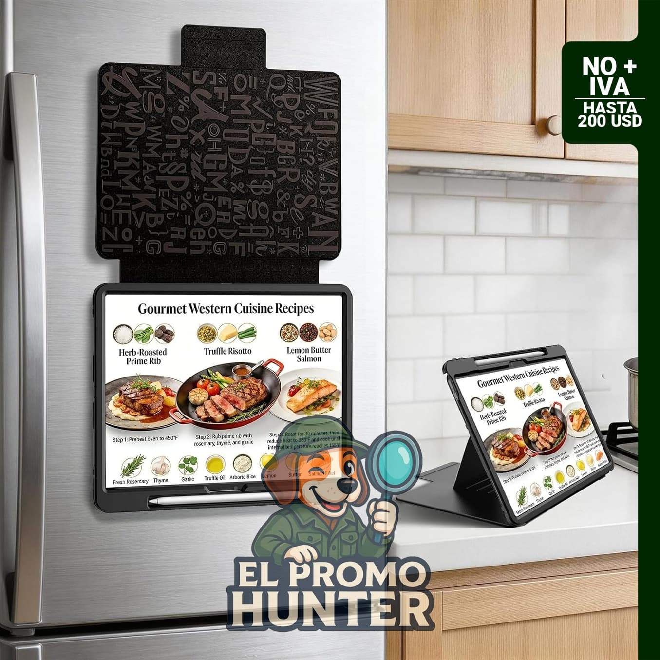 BLOSOMEET Funda magnética para iPad Pro de 13" (33 cm) M5 2025 / M4 2024, montaje en refrigerador.