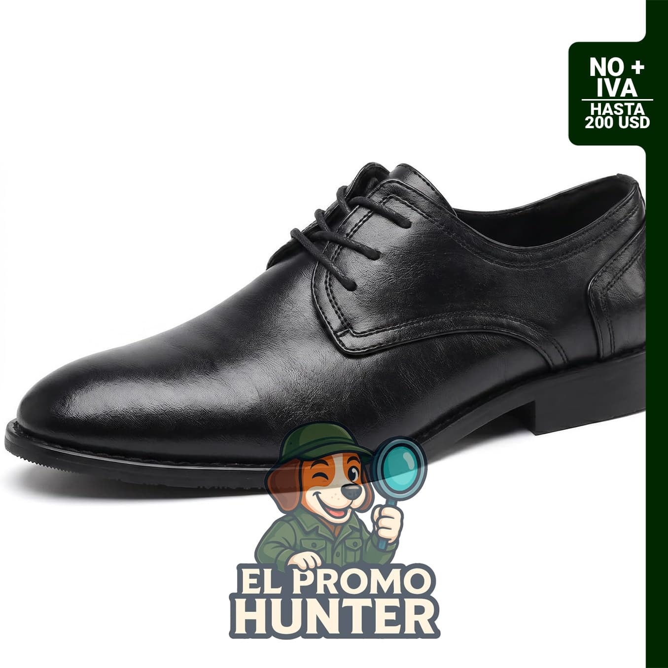 Zapatos de vestir Oxford para hombre, modelo clásico con cordones.