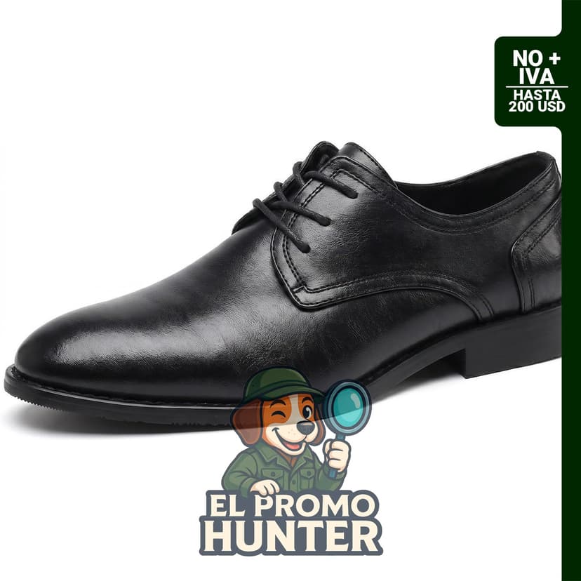 Zapatos de vestir Oxford para hombre, modelo clásico con cordones.