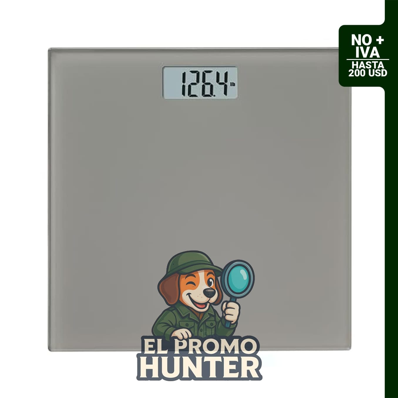 Taylor Báscula digital de baño, capacidad de 181 kg, plataforma de vidrio templado de 28 x 28 cm, 4 sensores de precisión.