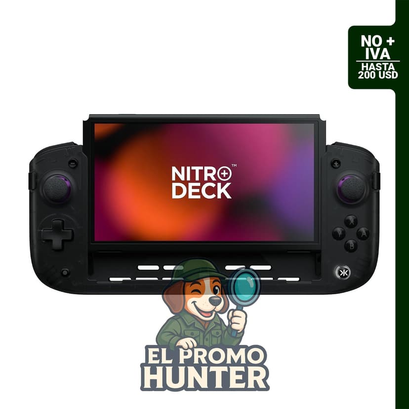 Controlador CRKD Nitro Deck+ para Nintendo Switch y modelo OLED, compatible con TV, botones programables.