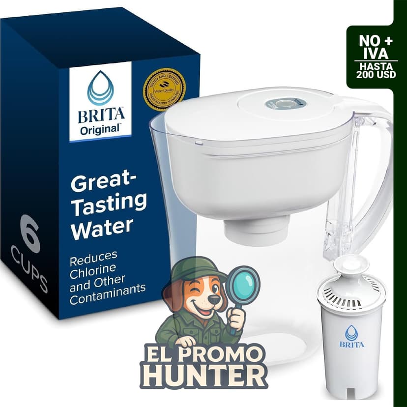 Brita Metro Jarra Filtrante 1,42 L con indicador SmartLight y 1 filtro
