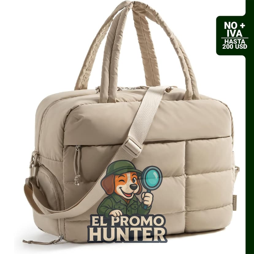 Bolsa de gimnasio BAGSMART para mujer, 23L, resistente al agua, con compartimento para zapatos.