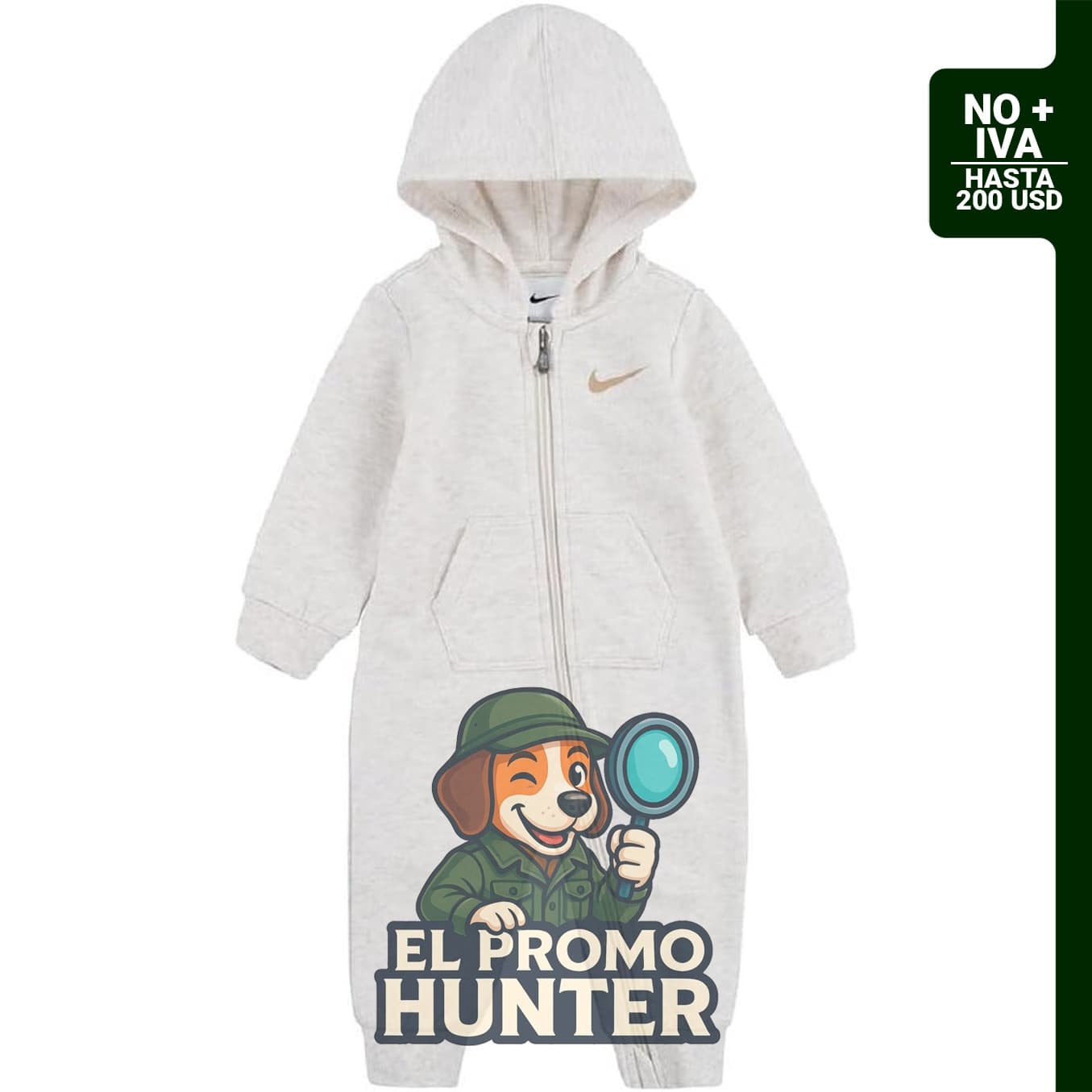 Nike Baby Essentials - Overol con capucha para bebés niñas.