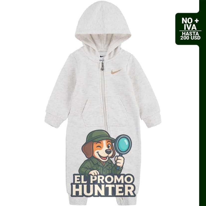 Nike Baby Essentials - Overol con capucha para bebés niñas.