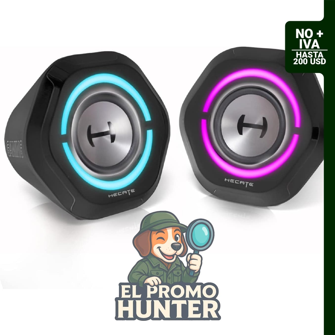 Edifier G1000 Altavoces Bluetooth 5.3 para juegos, 10 W, con entrada auxiliar de 0.138 in.