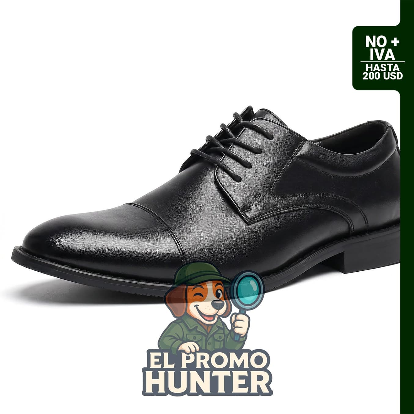 Zapatos Oxford para hombre, formales con cordones, adecuados para ocasiones de negocio.