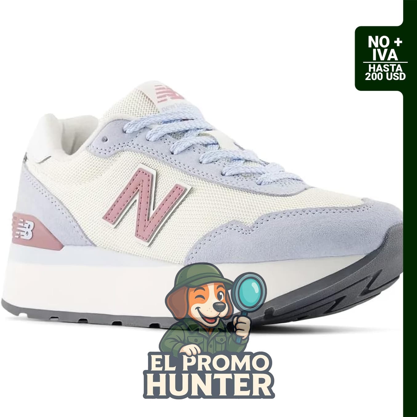New Balance 515h V1 para mujer, zapato deportivo con diseño clásico.