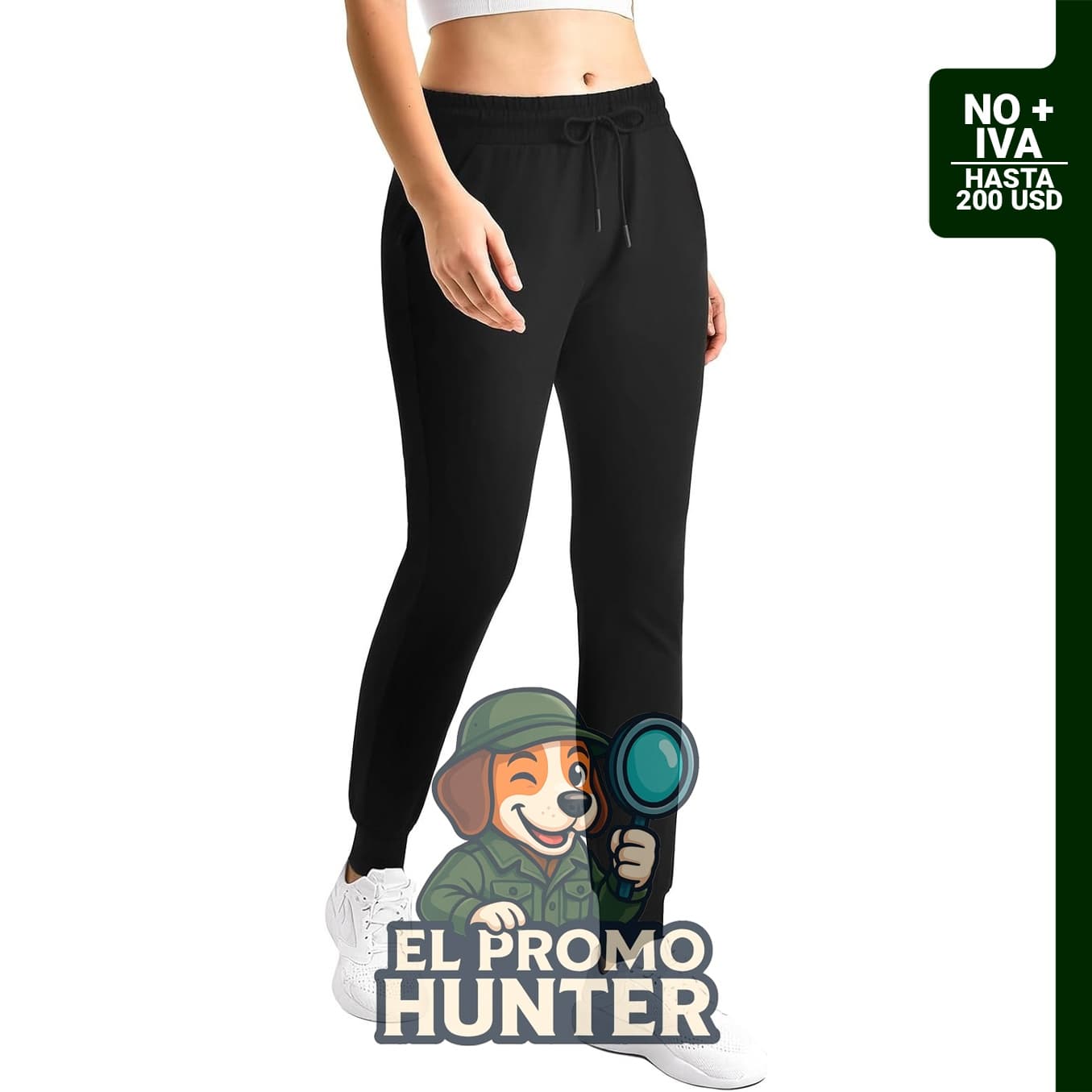 CADITEX Pantalones deportivos para mujer con bolsillos.